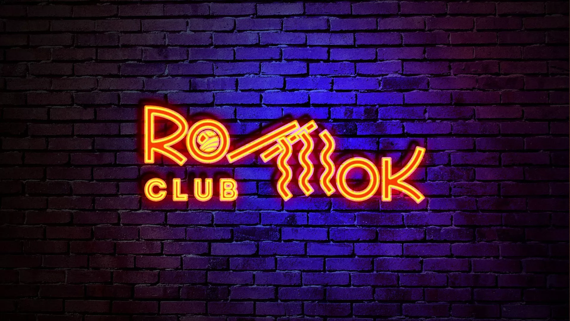 Разработка интерьерной вывески суши-бара «Roll Wok Club» в Еманжелинске